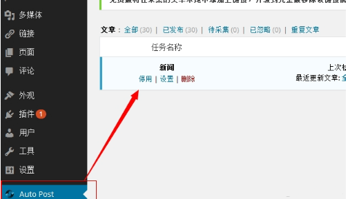 自动采集插件 WP-AutoPost 设置图文教程 —— WordPress教程